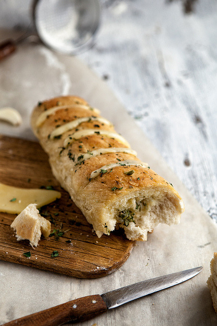 [220/366] Garlic And Herbs Bread by mikeyarmish on Flickr.