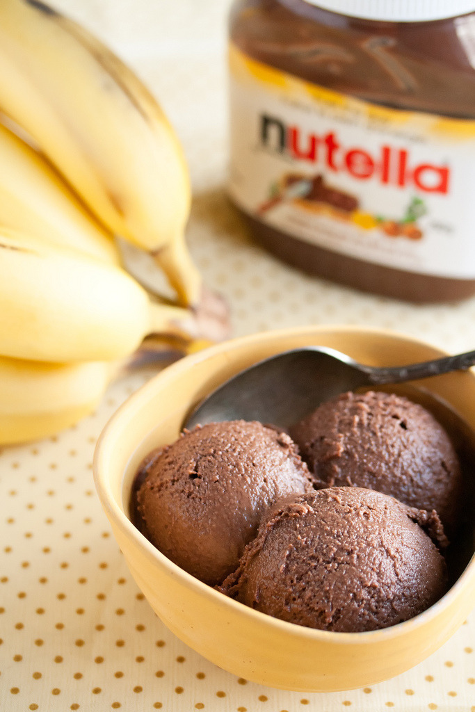 Recipe: Nutella-Banana Ice Cream