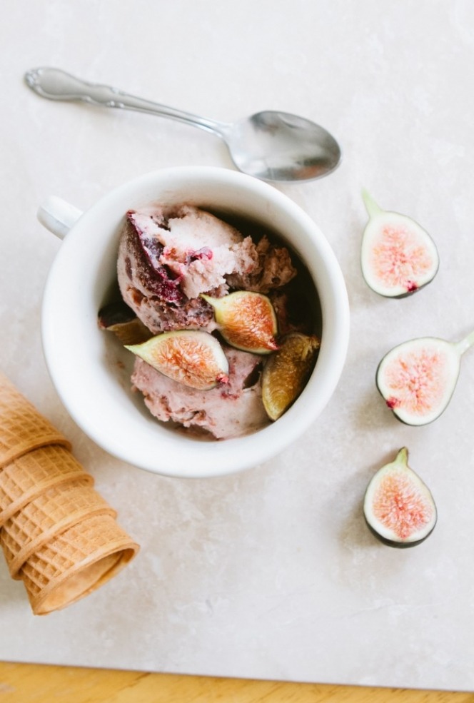 fig and balsamic ice cream.