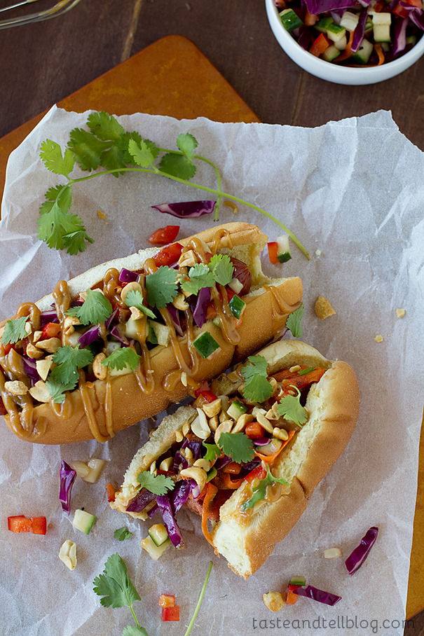 Thai Style Hot Dogs