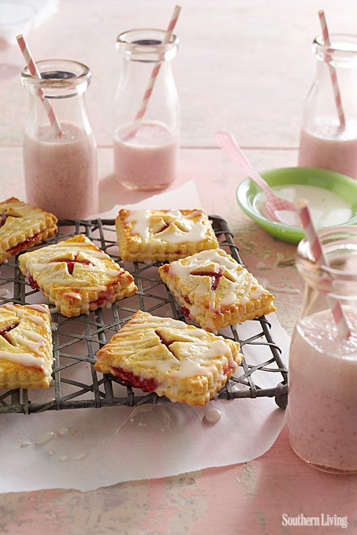 We want to consciously eat a couple of these Strawberry-Rhubarb Tartlets.