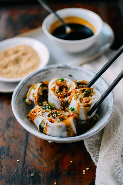 A Cheung Fun Recipe (Homemade Rice Noodles), Two WaysSource