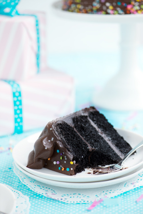 Dark & Dreamy Chocolate Fudge Layer CakeSource